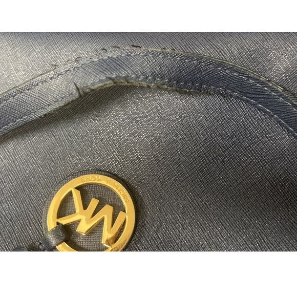 Michael Kors Handbag Multifunction Jet Set Tote Bag - Style 30S3GTVT6L Navy Blue - Picture 10 of 16